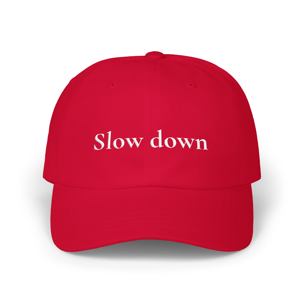 Slowdown Dad Cap Embroidered · Multi Color Ops