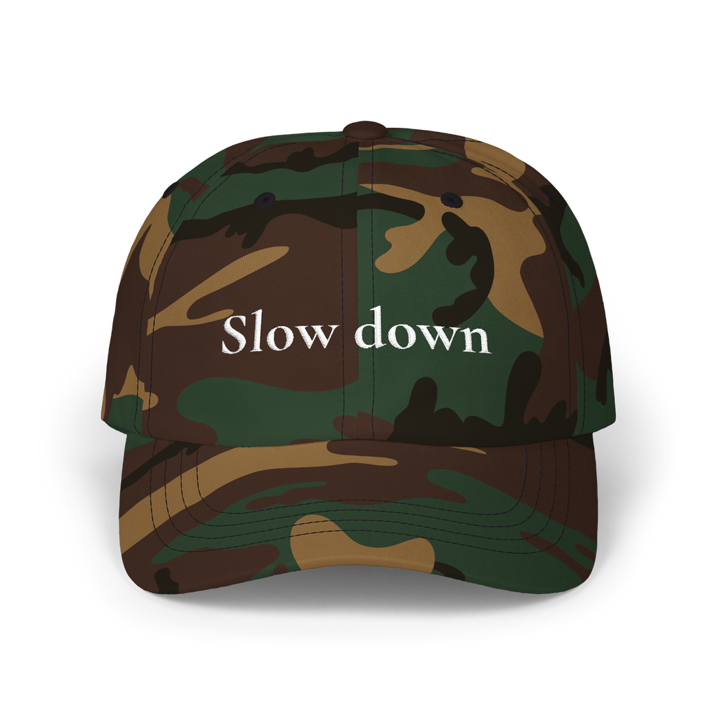 Slowdown Dad Cap Embroidered · Multi Color Ops
