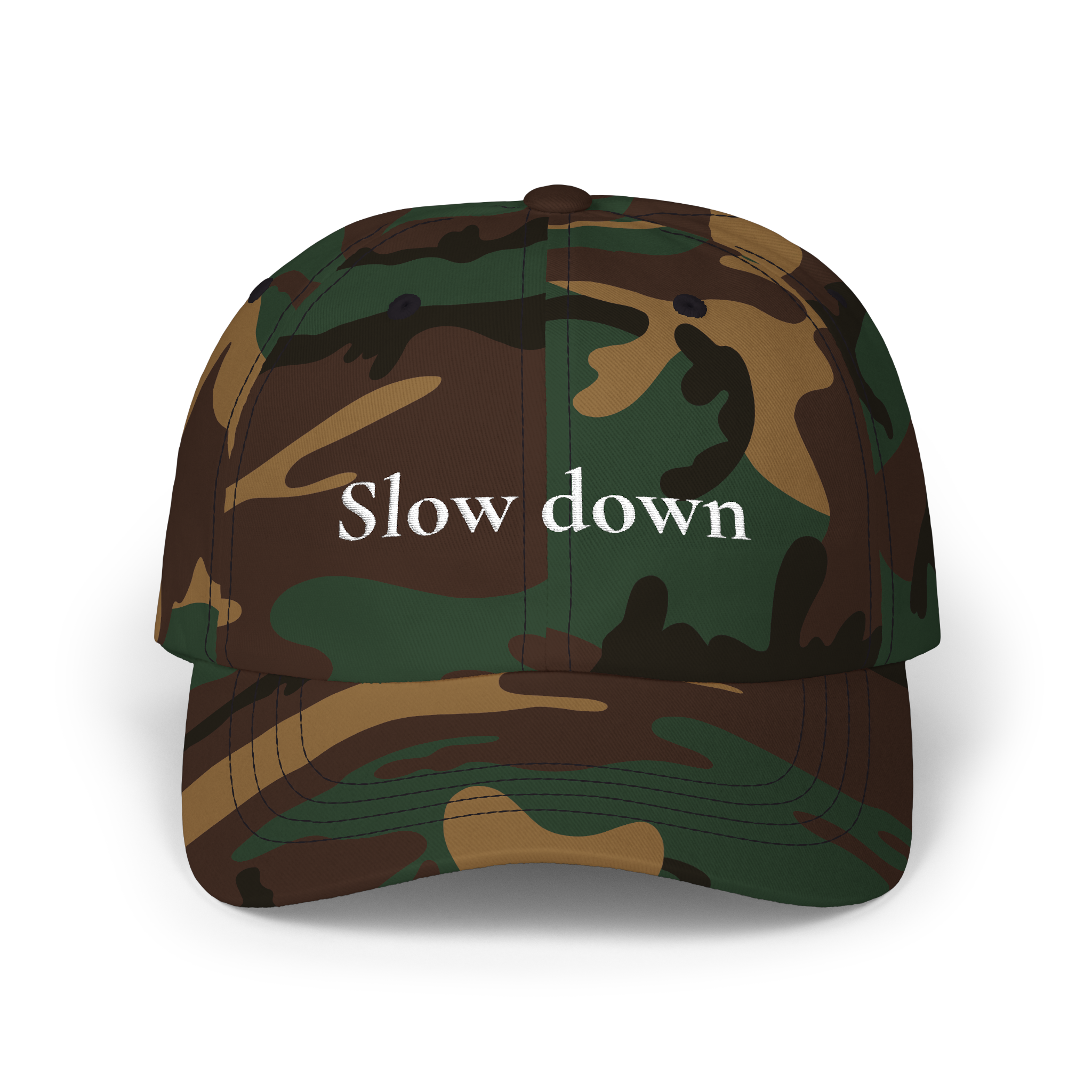 Slowdown Dad Cap Embroidered · Multi Color Ops