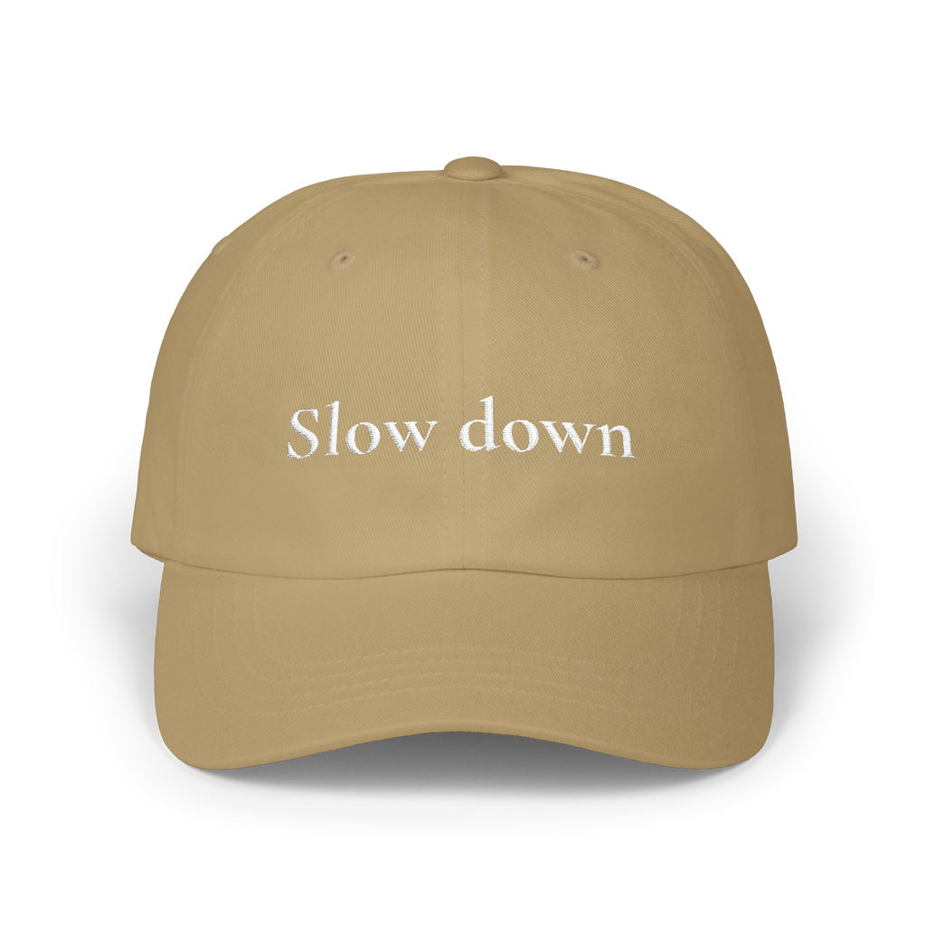 Slowdown Dad Cap Embroidered · Multi Color Ops