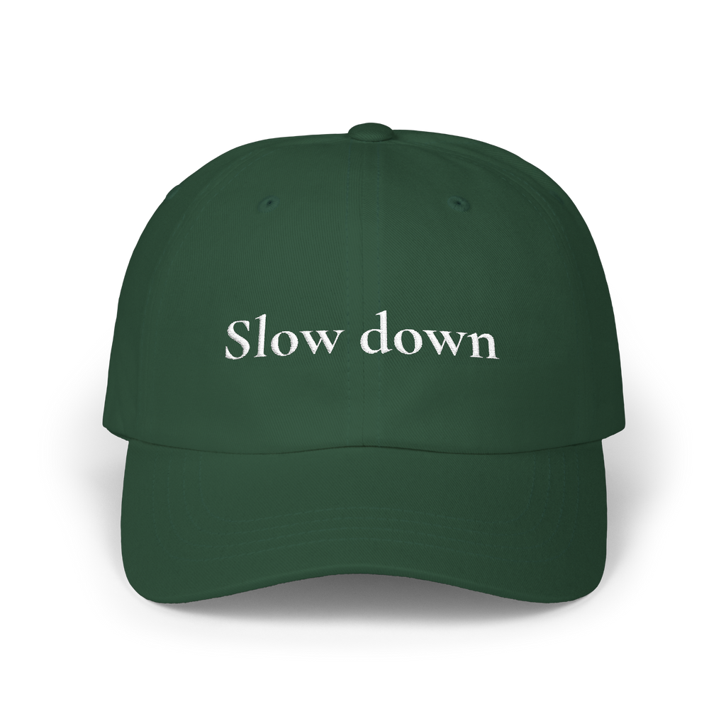 Slowdown Dad Cap Embroidered · Multi Color Ops