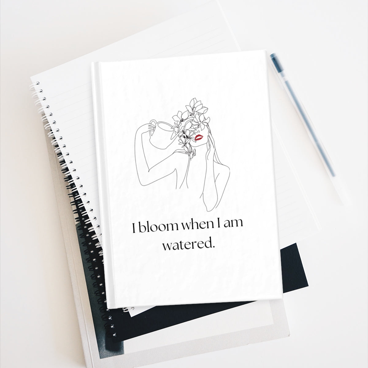 I Bloom When I Am Watered Journal